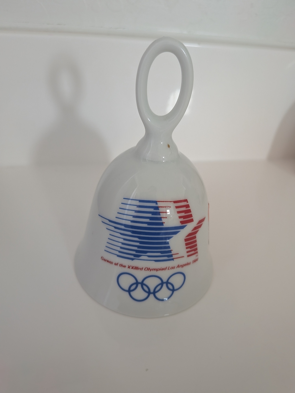 Vintage 1984 Los Angeles Olympics Bell Papél Japan Olympic Rings Souvenir